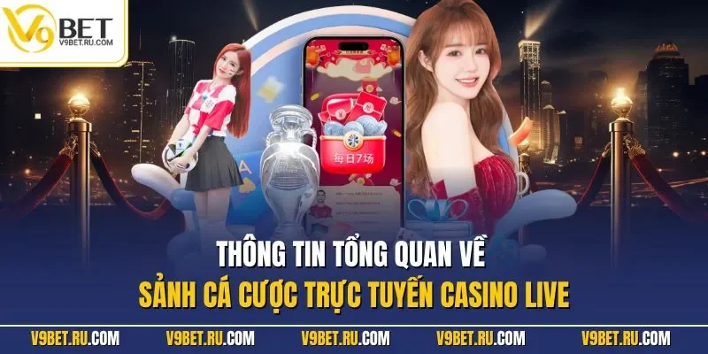 Thông tin tổng quan về sảnh cá cược trực tuyến casino live